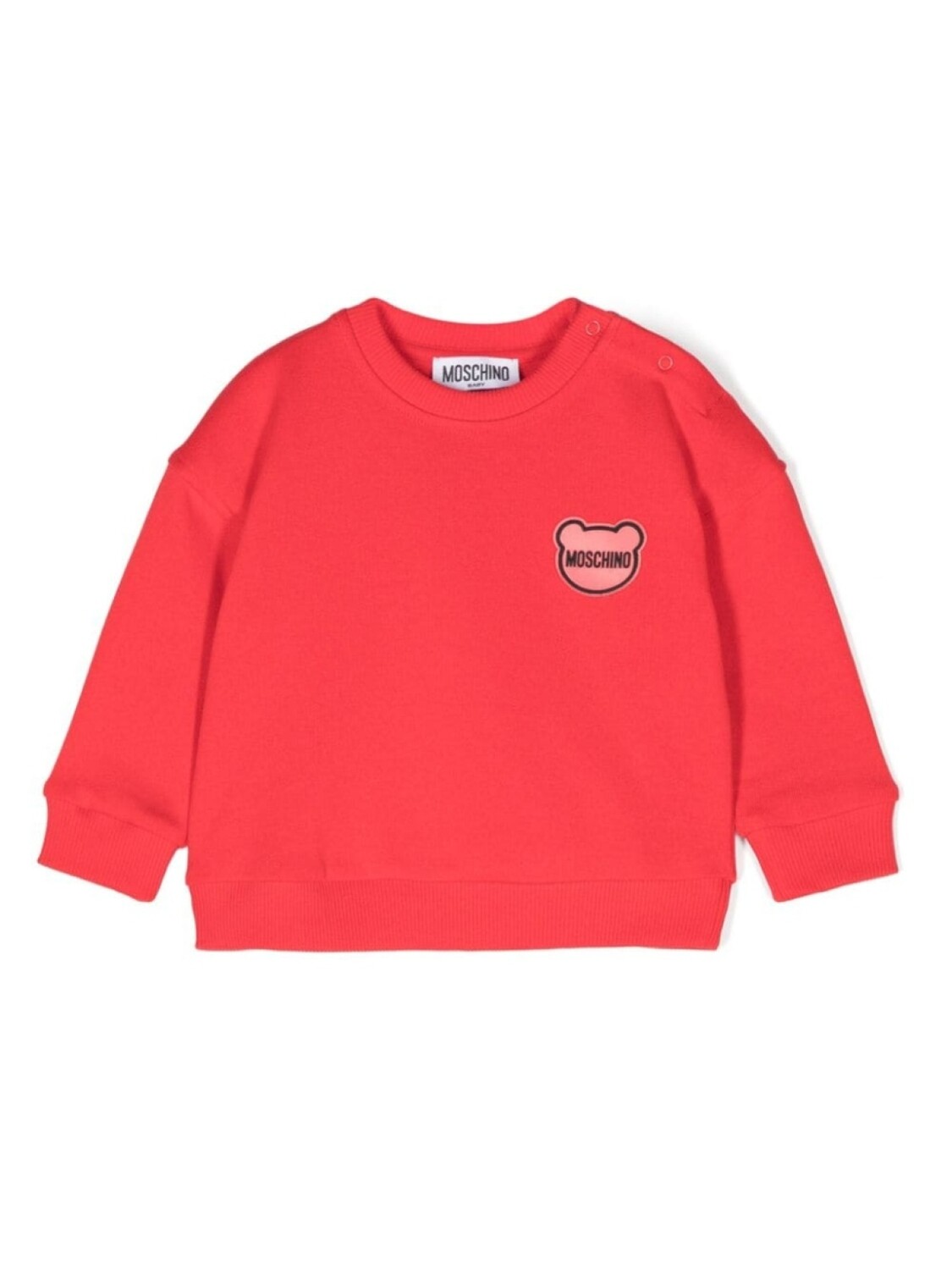 

Moschino Kids толстовка с логотипом, красный