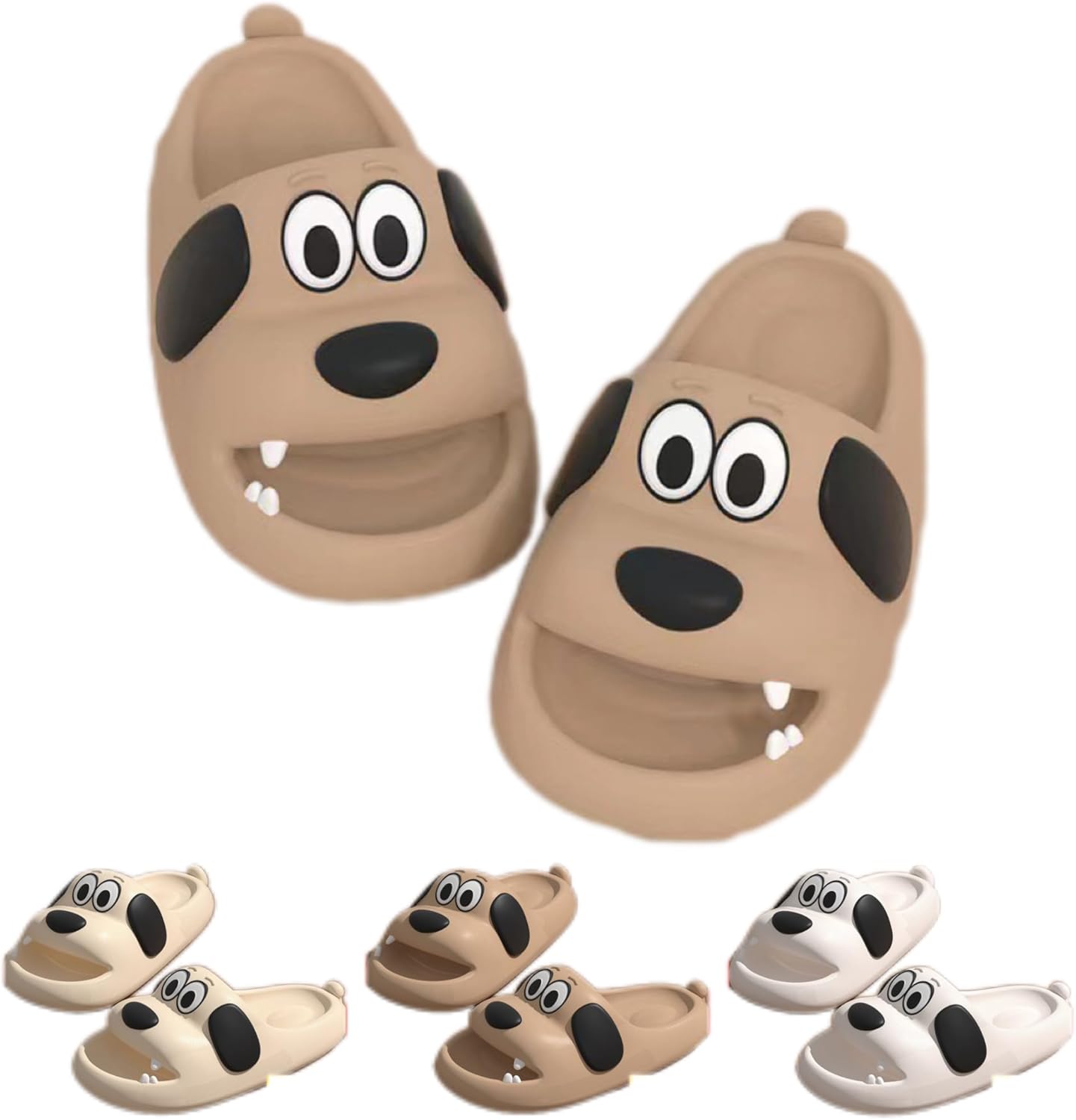 

Тапочки NTRUEML Puppy Милые тапочки для ванной Женские летние домашние тапочки Для дома и ванной Для пары, мужские Нескользящие тапочки на лето для улицы, коричневый