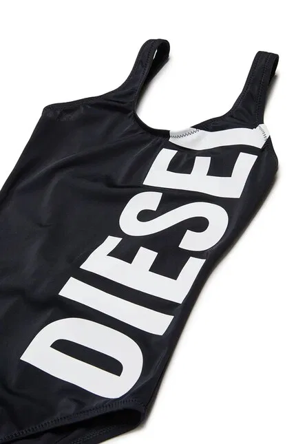 Купальник цельный спортивный MIDELY SWIMSUIT Diesel, черный — фото 3