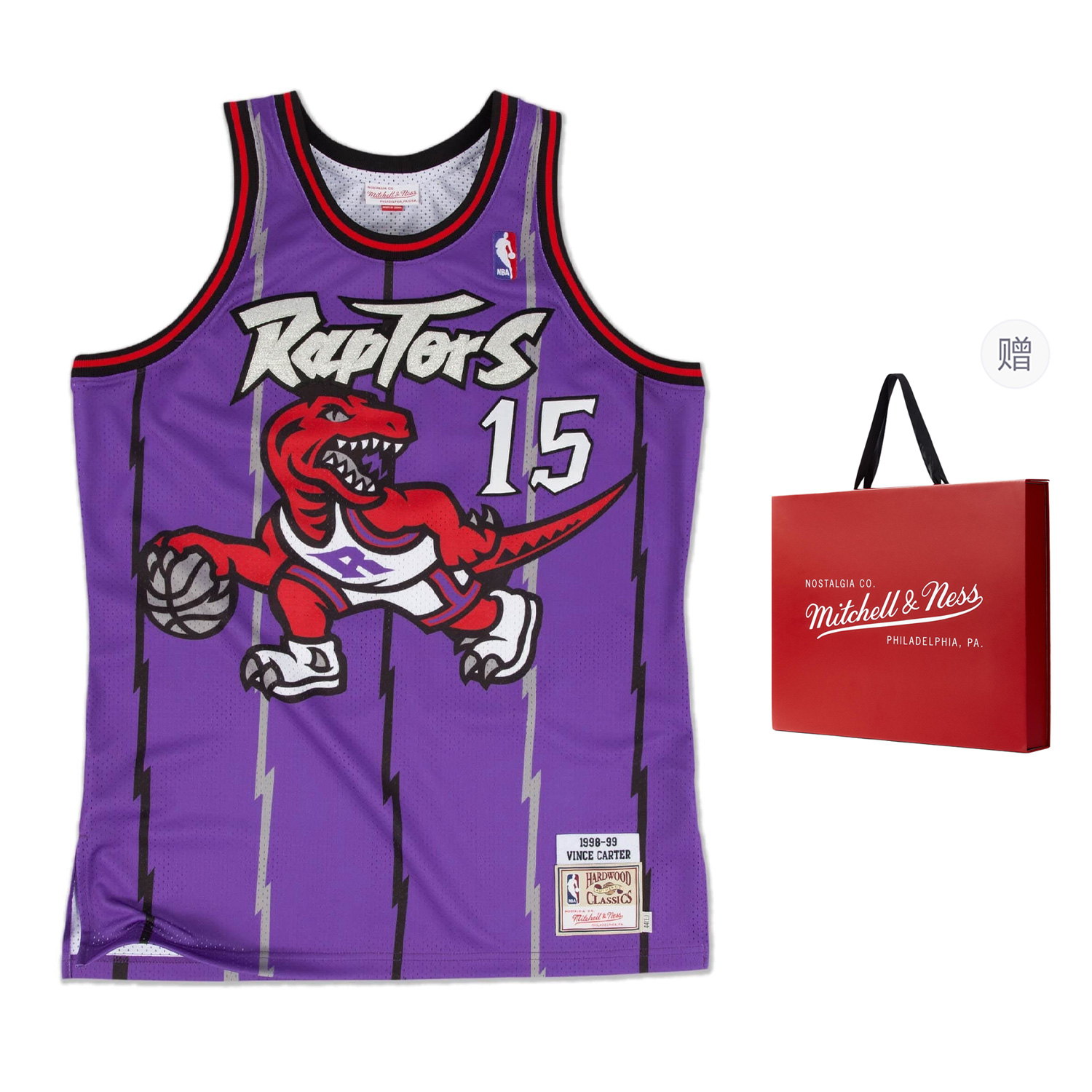 

Mitchell Ness Баскетбольная майка Mitchell & Ness унисекс фиолетовая