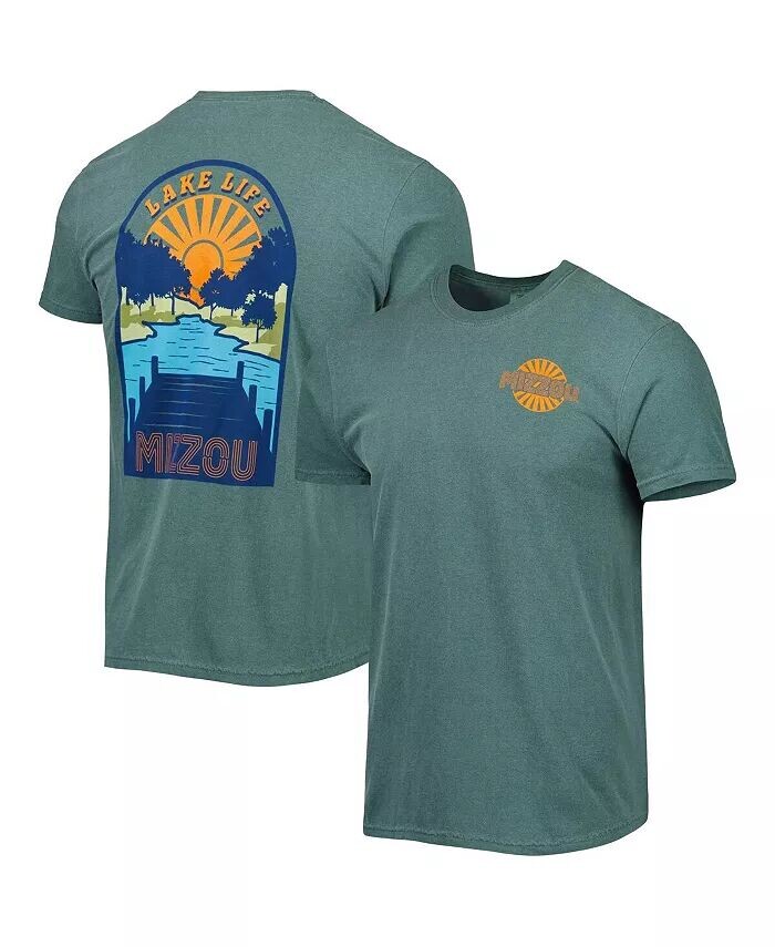 

Мужская зеленая футболка Missouri Tigers Lake Life Comfort Color Image One