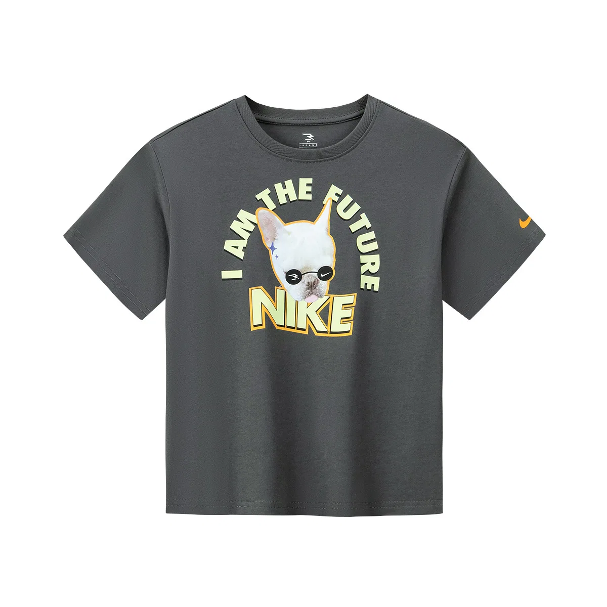 Футболка детская 3Brand с коротким рукавом, летняя Nike, Iron Gate
