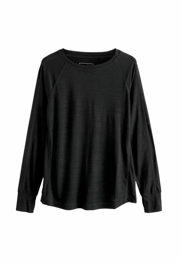 

Спортивная легкая футболка с длинными рукавами стандартного кроя Next, Black, Черный, Спортивная легкая футболка с длинными рукавами стандартного кроя Next, Black