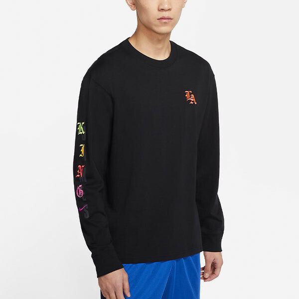 Толстовка Nike MENS LeBron Casual Sports Embroidered Crew-neck Long Sleeve Black, черный — фото 4