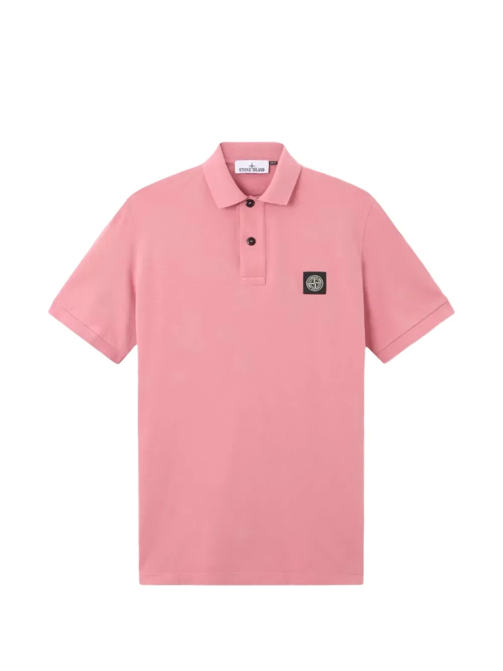 Рубашка-поло с коротким рукавом Stone Island, розовый