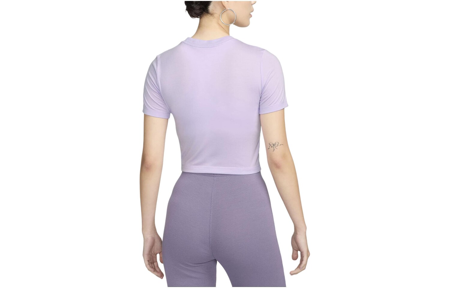 Футболка Nike Sportswear Essential Slim-Fit Crop FB2874-511, сиреневый — фото 2