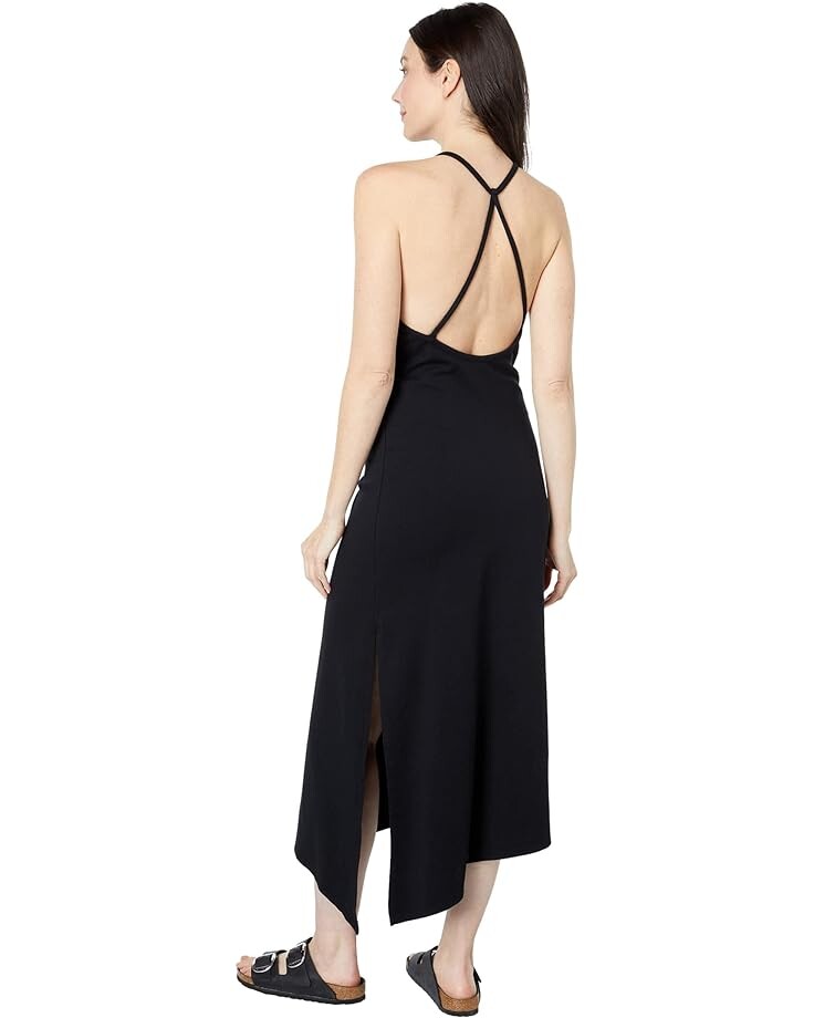 

Платье SUNDRY Open Back Asymmetrical Dress in Cotton Modal, черный