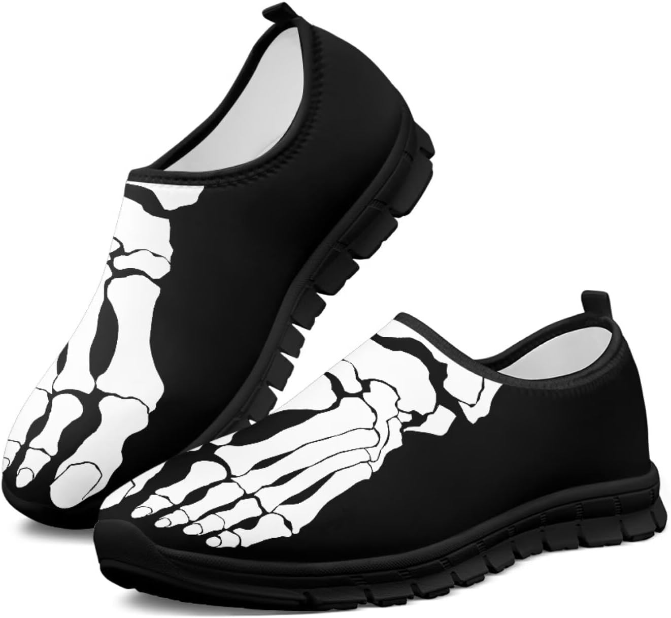 

Мужские слипоны Hsaiyjsp, противоскользящие кроссовки для бега с подошвой EVA, легкие повседневные лоферы для походов и путешествий, Monster's Foot Bone