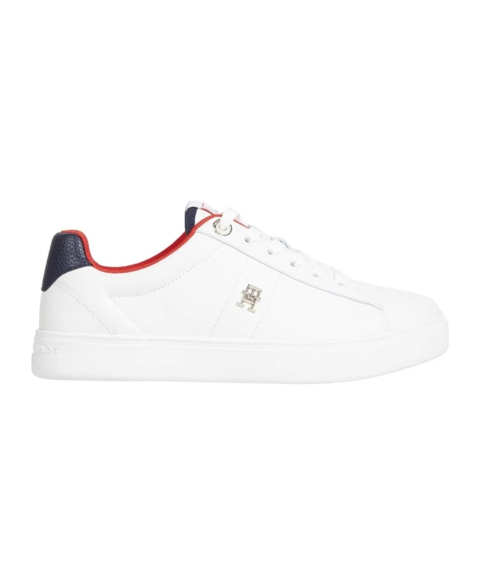 Женские кроссовки на завышенной подошве Tommy Hilfiger, белый