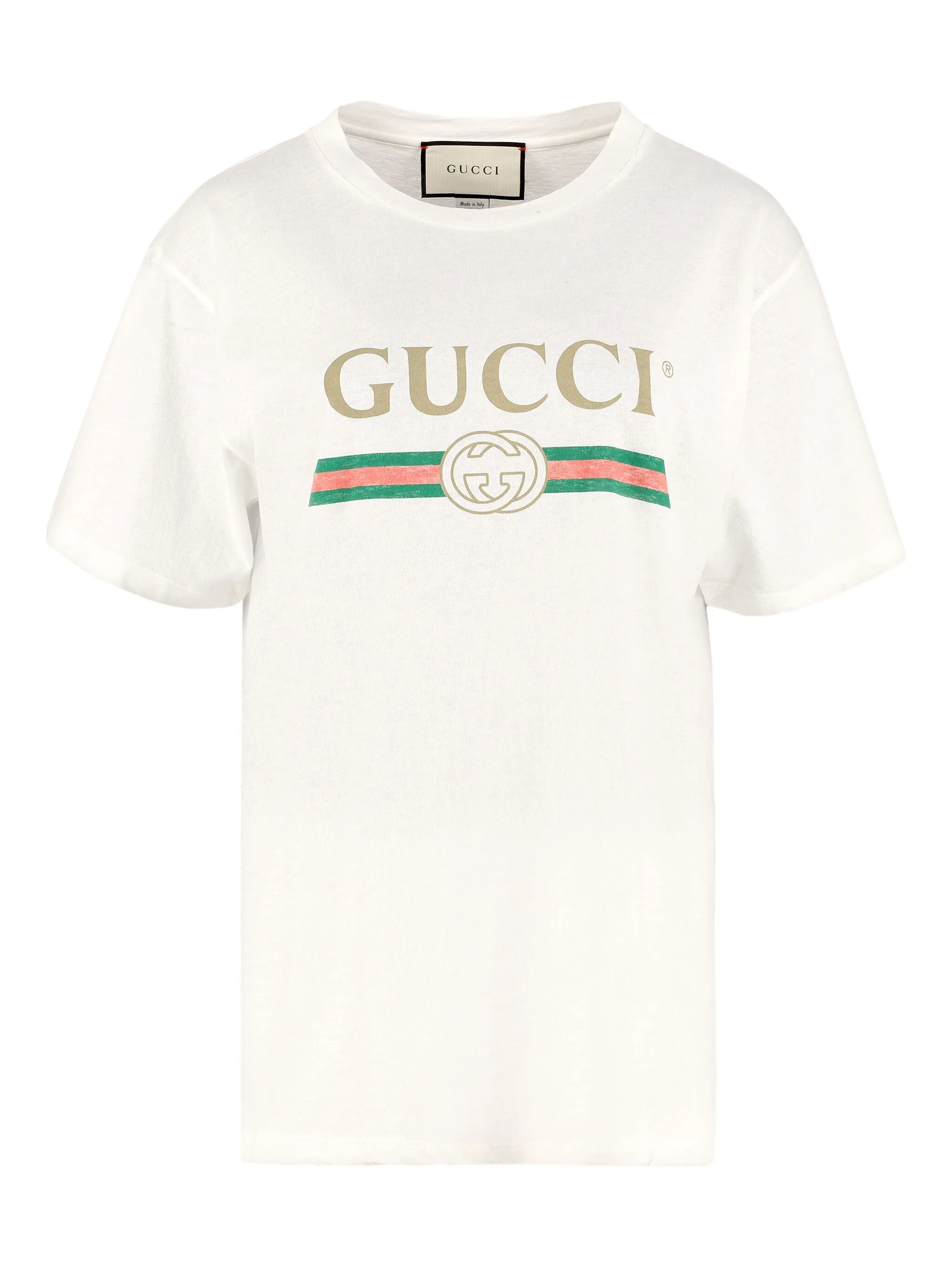 

Футболка с логотипом Gucci, белый