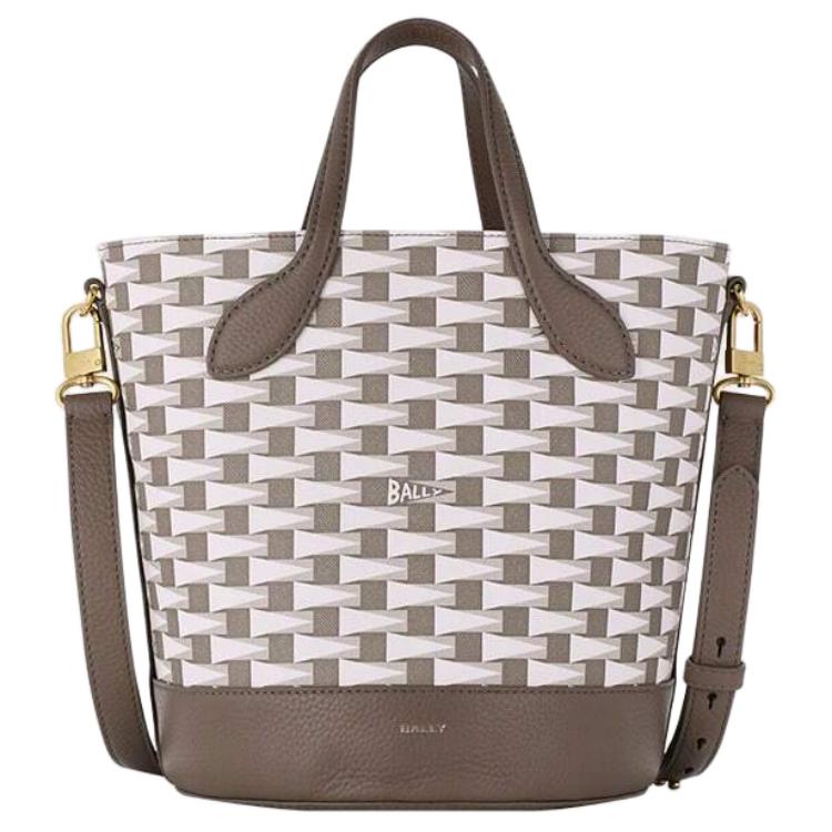 

BALLY Коричневая женская кожаная сумка через плечо