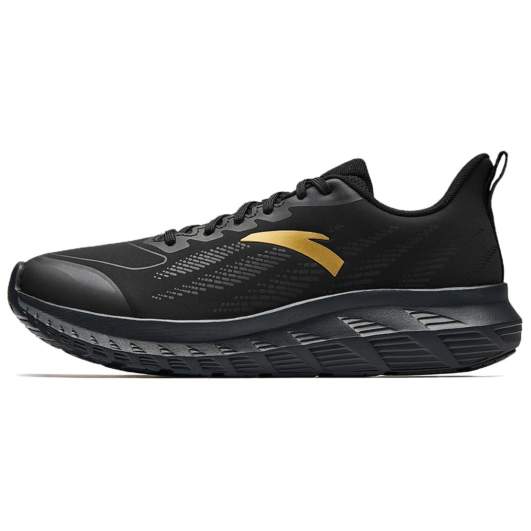 

ANTA Кроссовки Running Collection Wear resistant And Lightweight Low Top Running Shoes Men's Black Gold