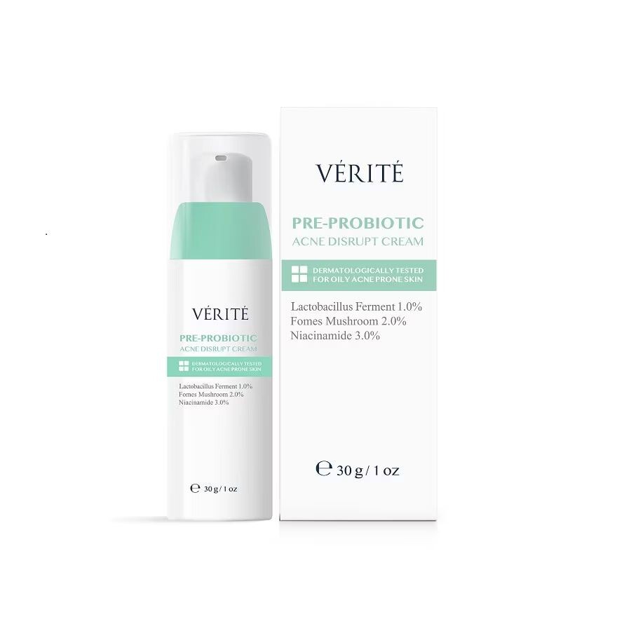 

Verite Крем от прыщей с пребиотиками, 30 г, White Green