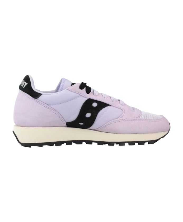 Кроссовки винтажные замшевые с логотипом Saucony, фиолетовый