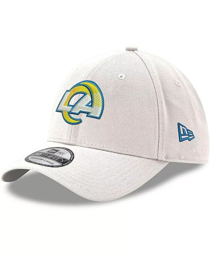 

Мужская белая кепка Los Angeles Rams LA Logo Iced II 39THIRTY Flex Hat New Era