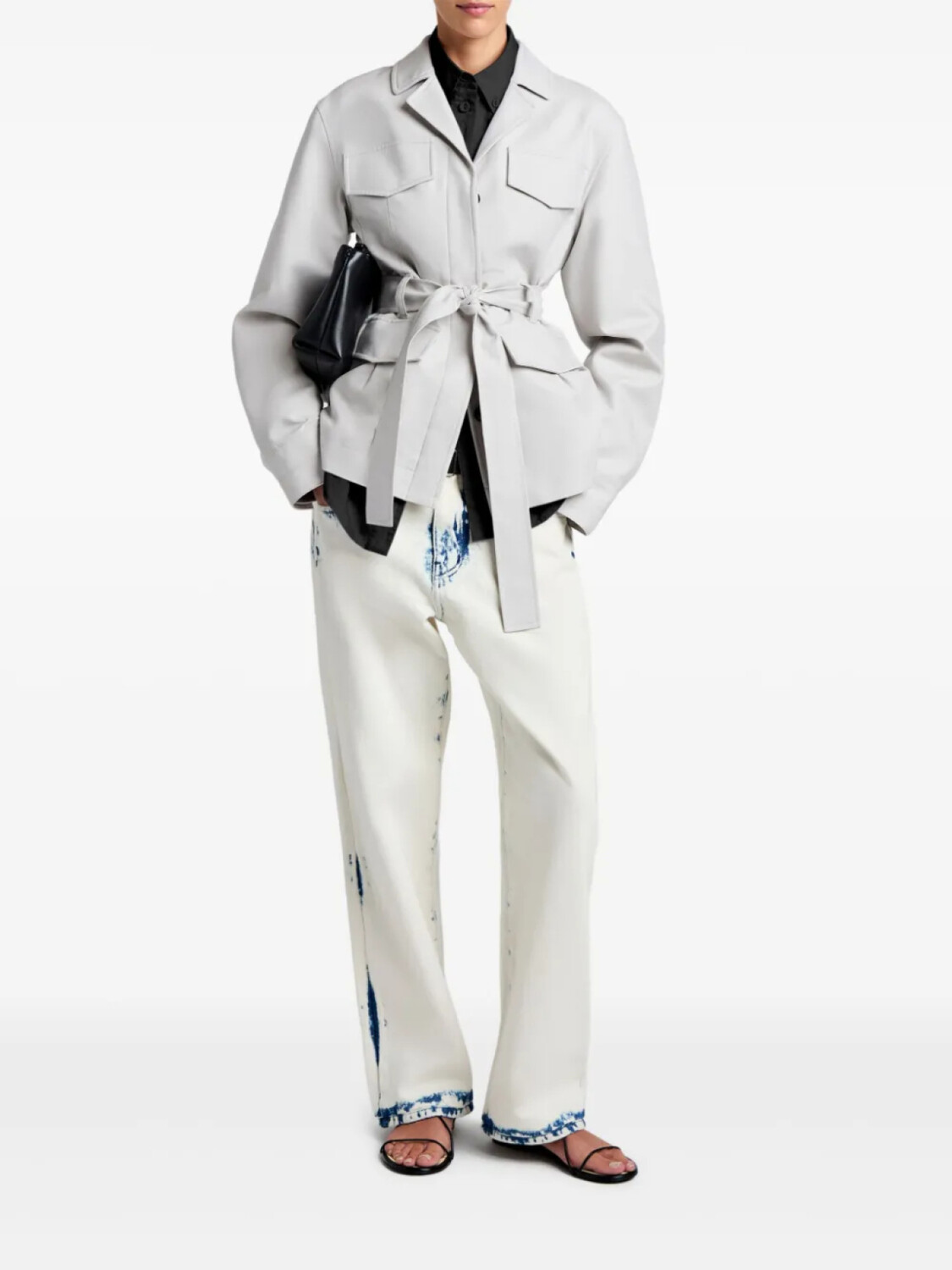

Куртка Proenza Schouler White Label Indie, серый
