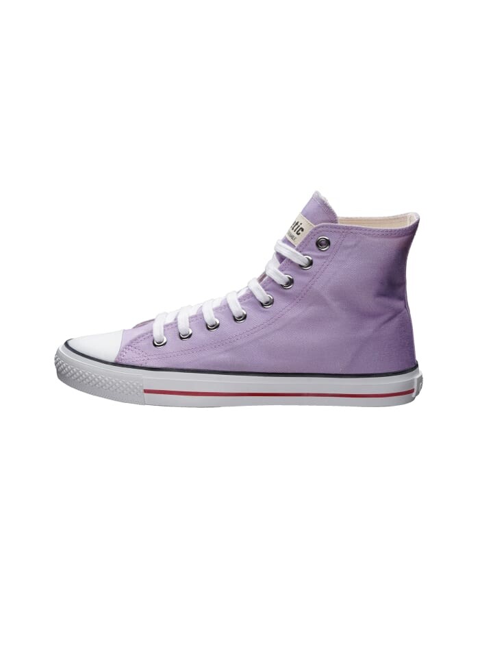 

Высокие кроссовки ethletic, цвет lavenda pink p | just white