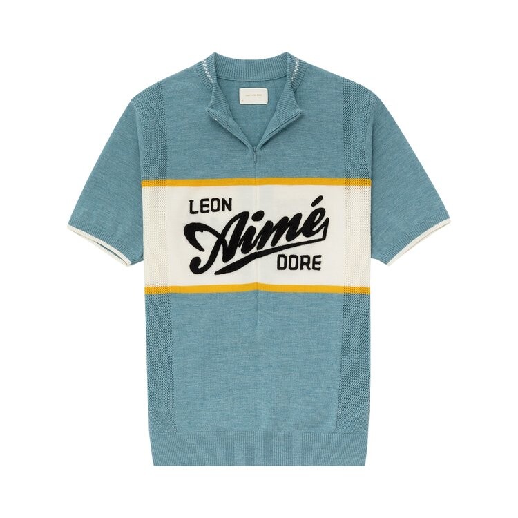 

Джерси Aimé Leon Dore Knit Cycling 'Tourmaline', синий