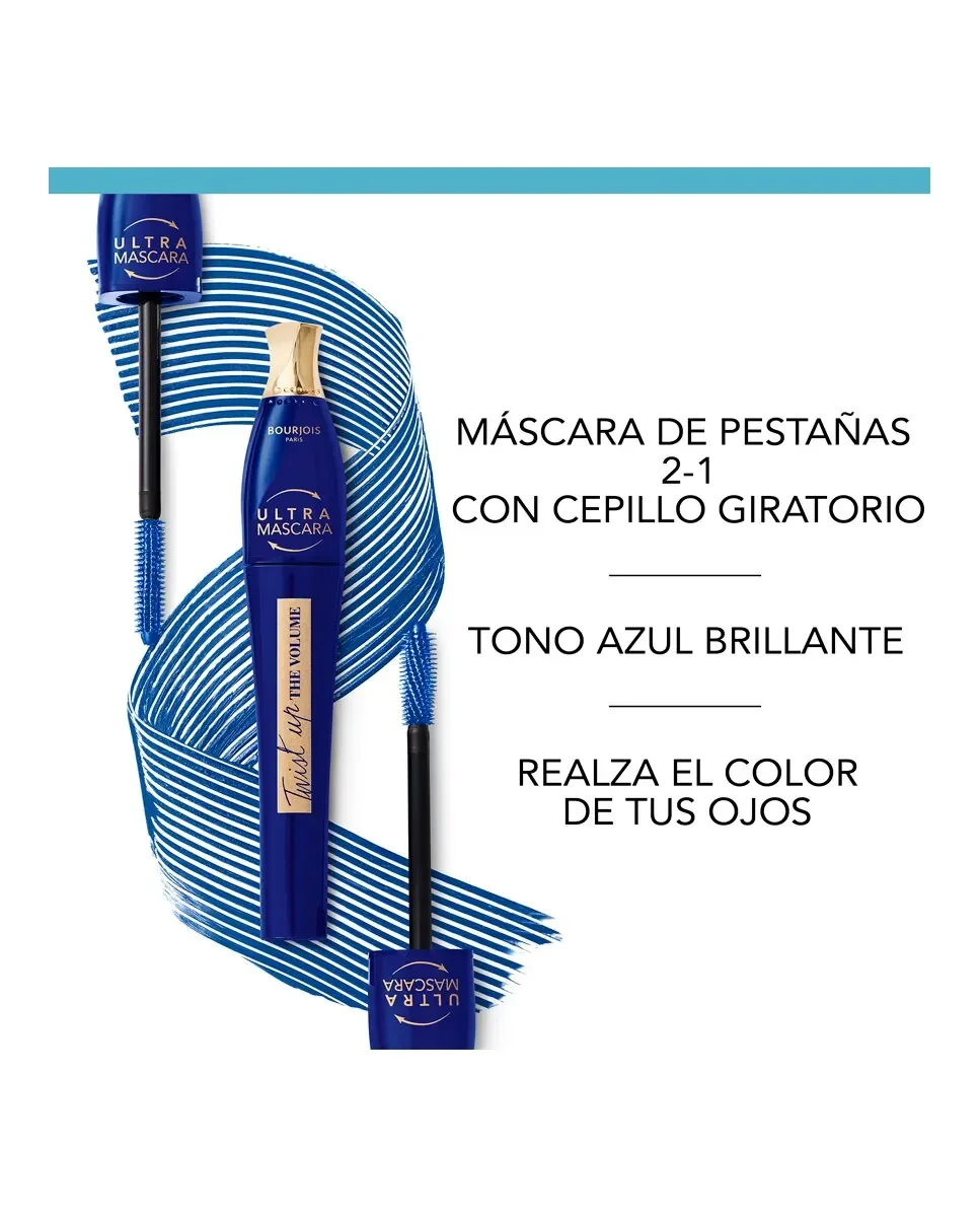 Тушь для ресниц Twist Up Bourjois, 03 - Ultra Blue — фото 4