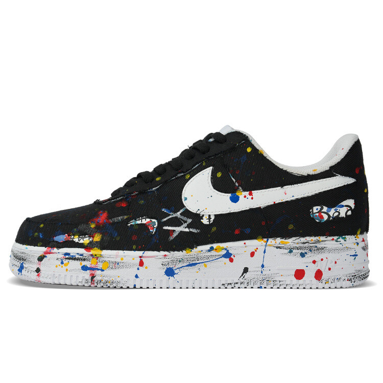 

Кроссовки Air Force 1 для скейтборда унисекс с низким верхом белого цвета Nike, черный