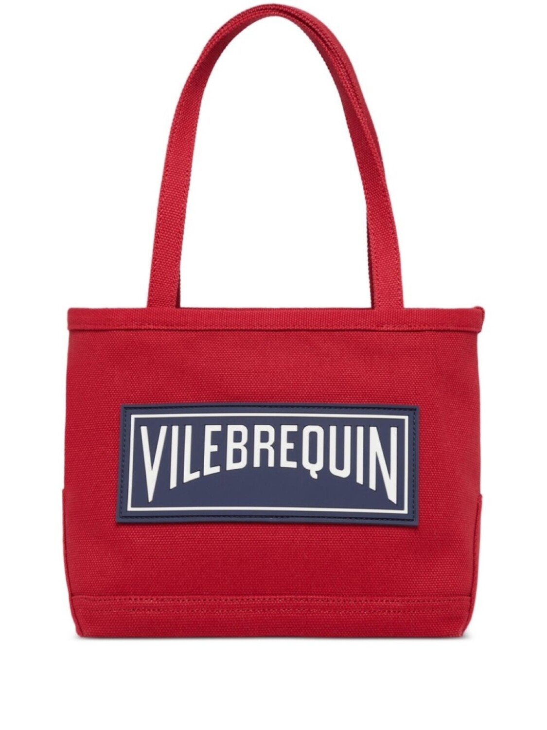 

Vilebrequin хлопковая пляжная сумка с логотипом, красный
