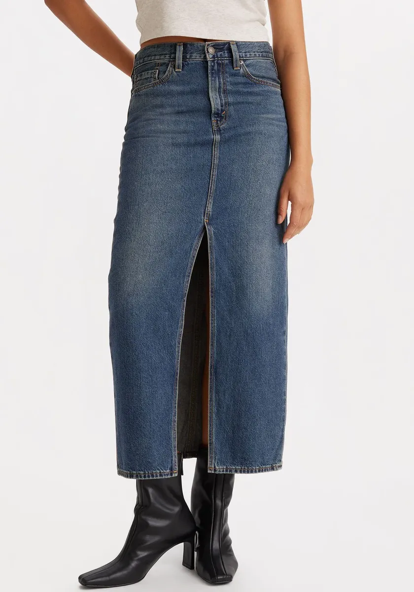 

Джинсовая юбка Levi's "Юбка-колонна до щиколотки", цвет Wave Hello