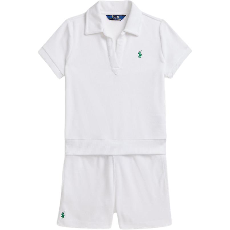 Polo Ralph Lauren Детская белая повседневная спортивная одежда — фото 3