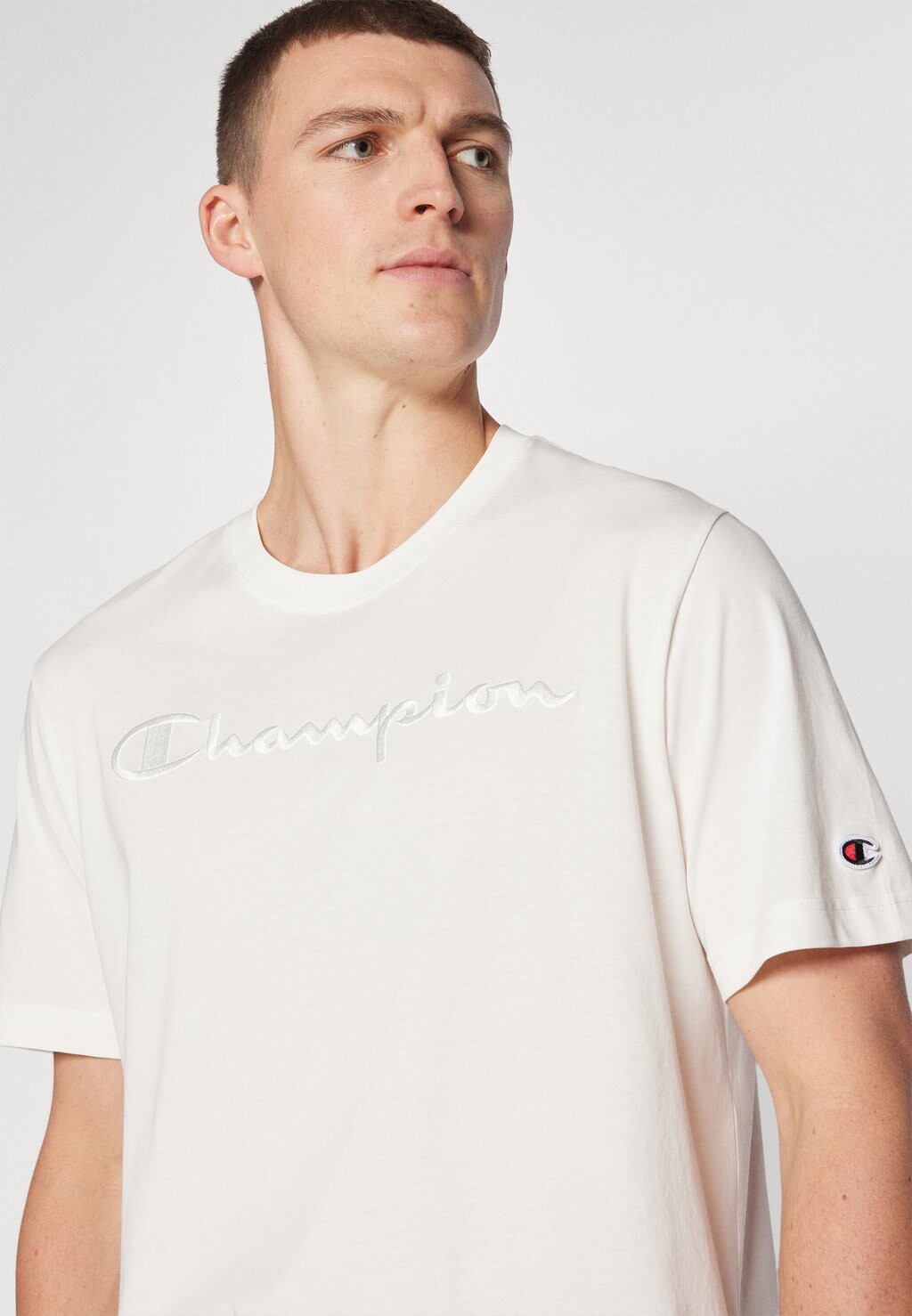 

Футболка с принтом ICONS CREWNECK LARGE LOGO Champion, слоновая кость