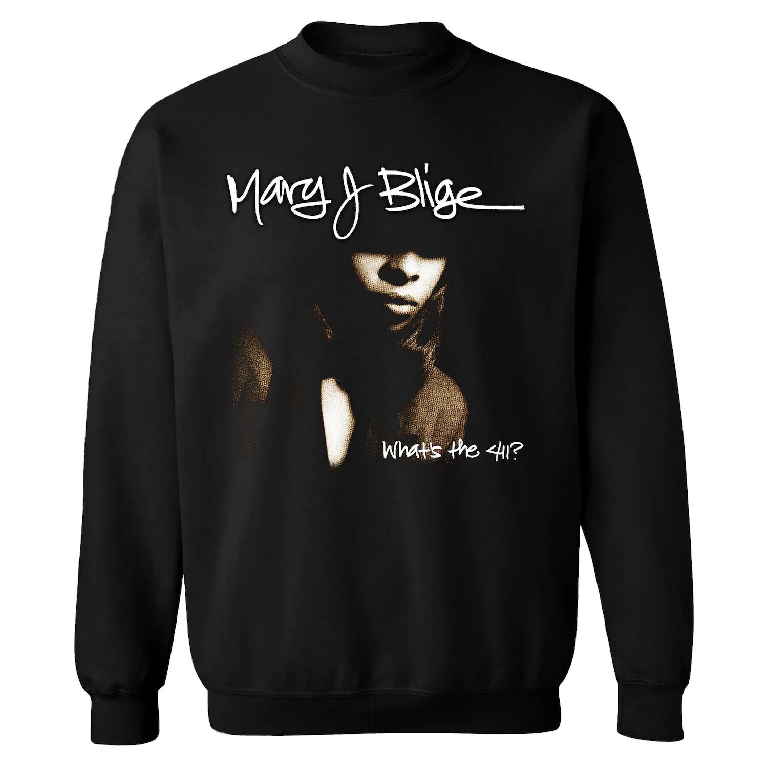 

Мужская толстовка с капюшоном Mary J Blige 411 Licensed Character