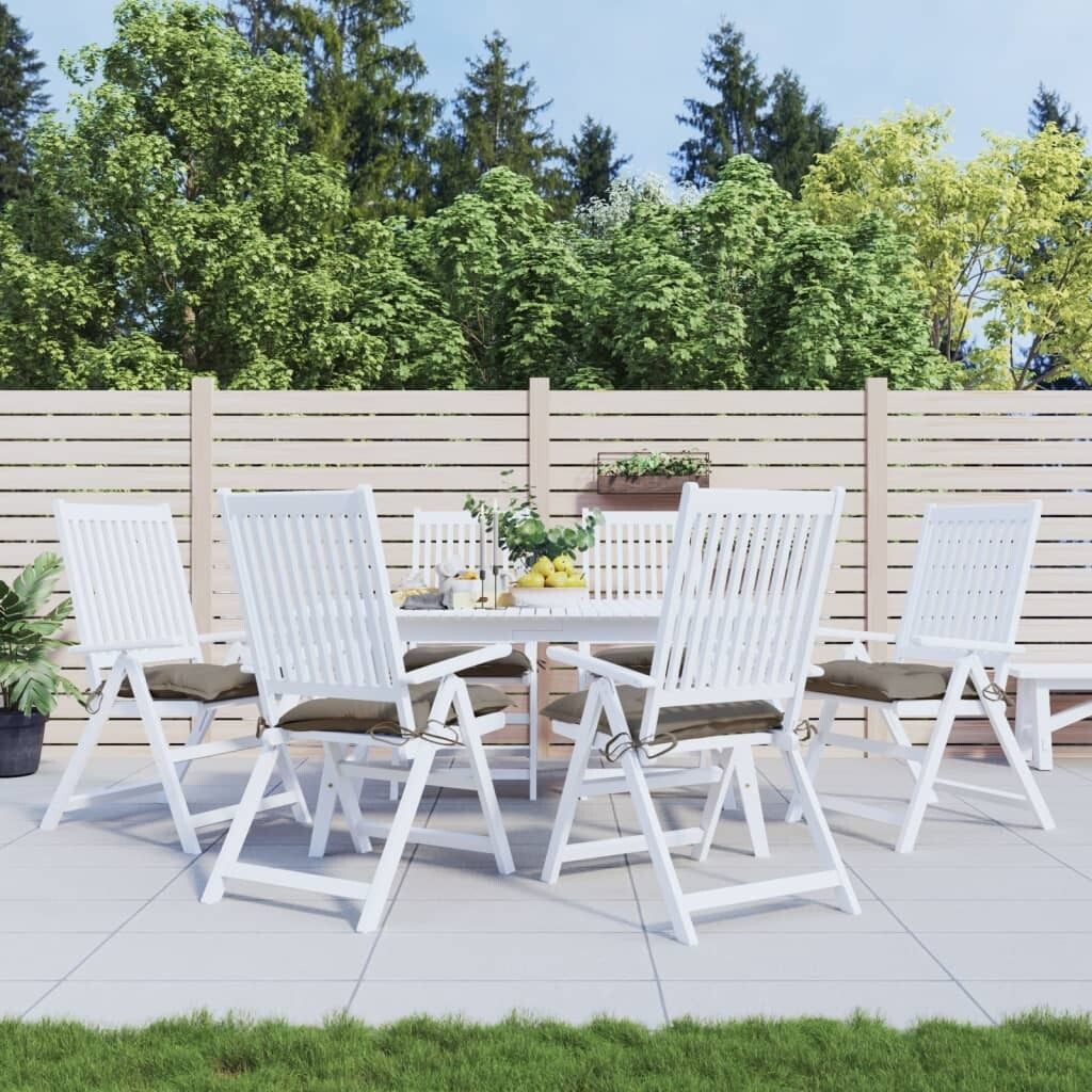

Подушки на стул Ankonbej 6 шт Taupe 40x40x7 см ткань Оксфорд.