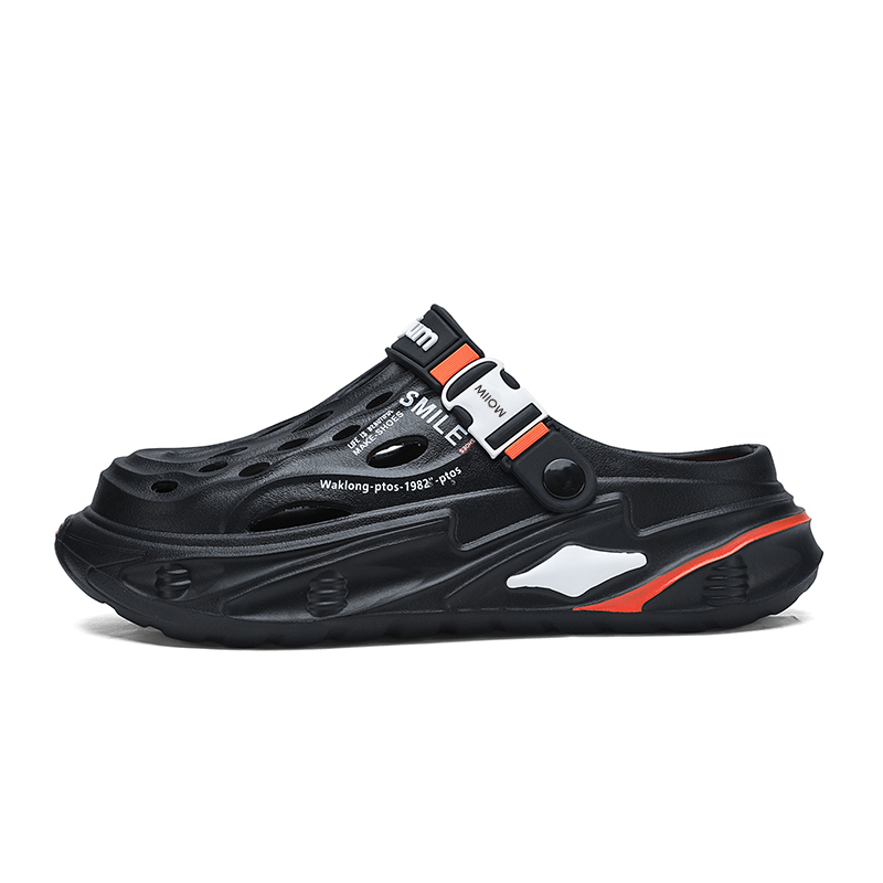 

MIIOW Клоги мужские черно-оранжевые, цвет Black Orange