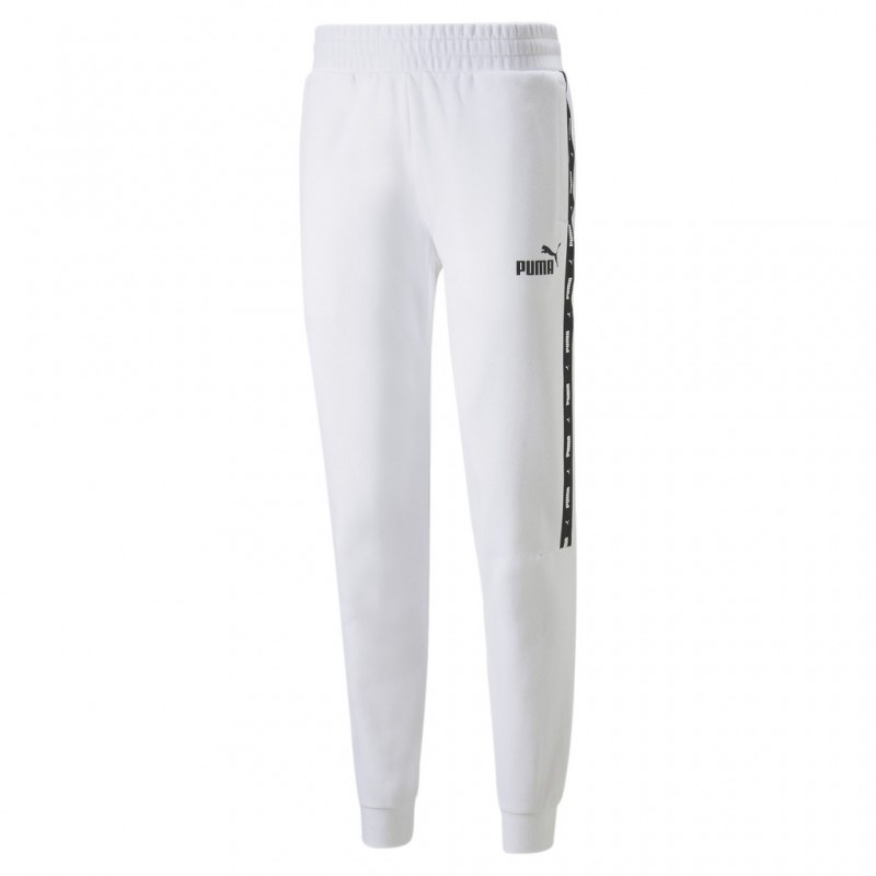 

Мужские спортивные брюки ess+ с лентой fl cl Puma, белый