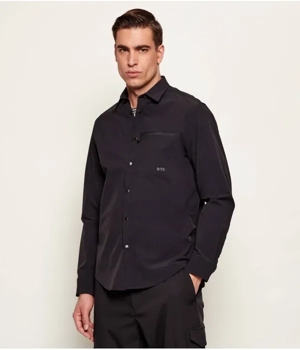 Футболка ST_Clash L regular fit Boss Green, черный