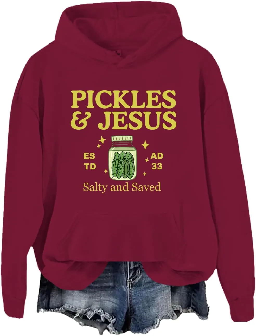 

Толстовка Pickles And Jesus Salty And Saved Phncal
