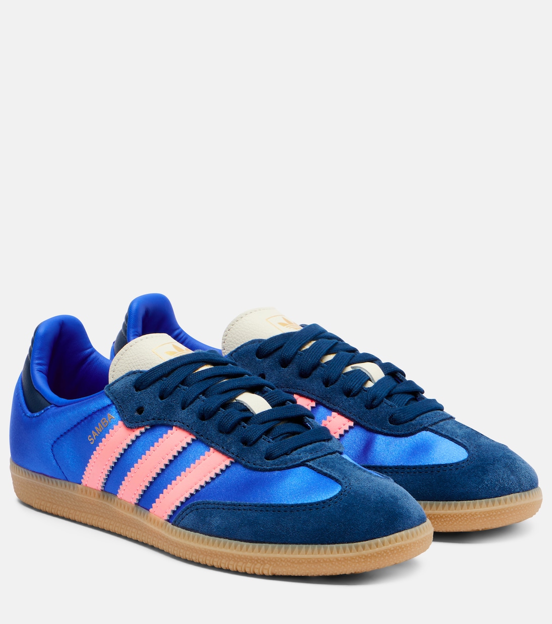 Кроссовки Samba OG с отделкой из замши Adidas, Lucid Blue/Night Indigo/Gum 3