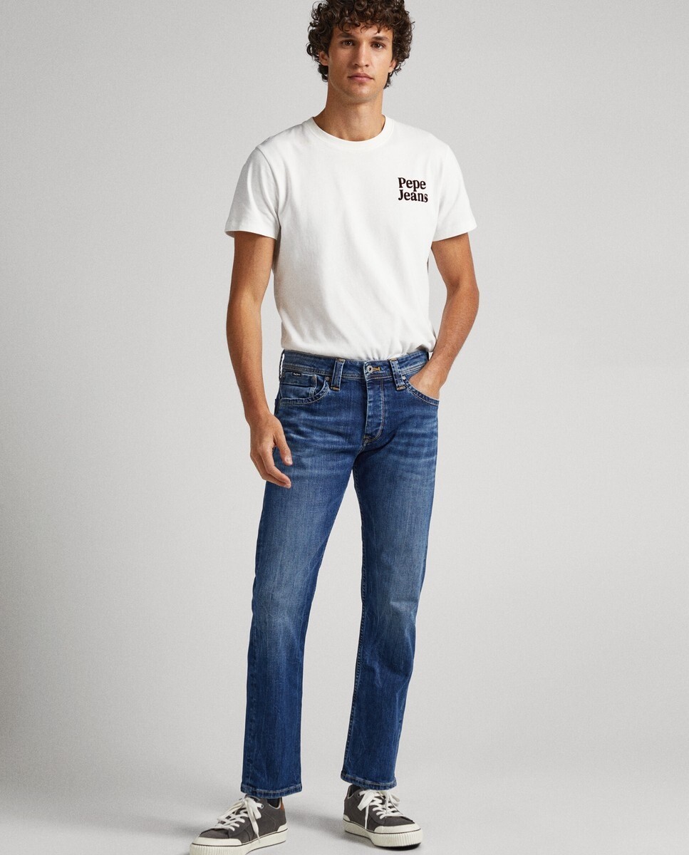 

Синие мужские джинсы Regular Cash Pepe Jeans, синий