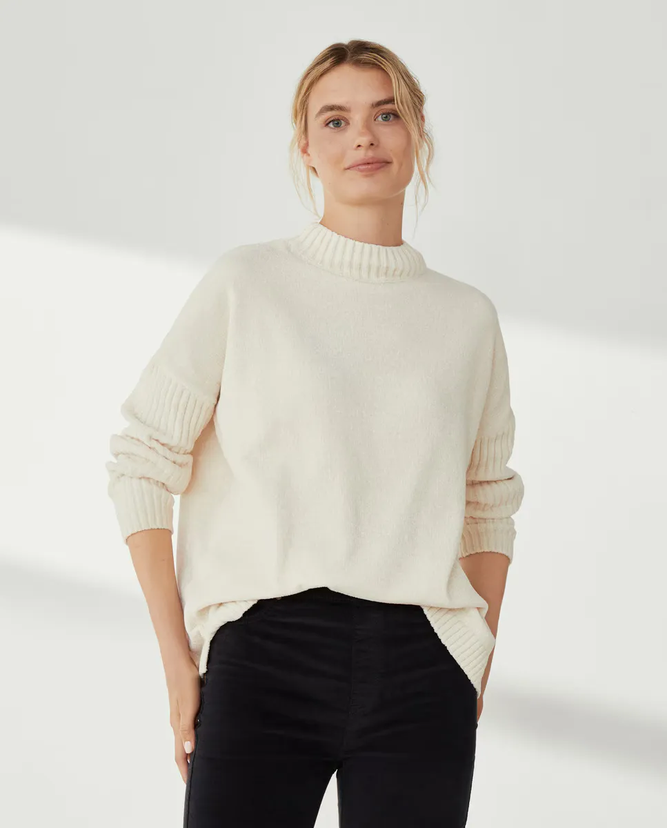 

Свитер Cperkins из синели Southern Cotton, цвет Crudo