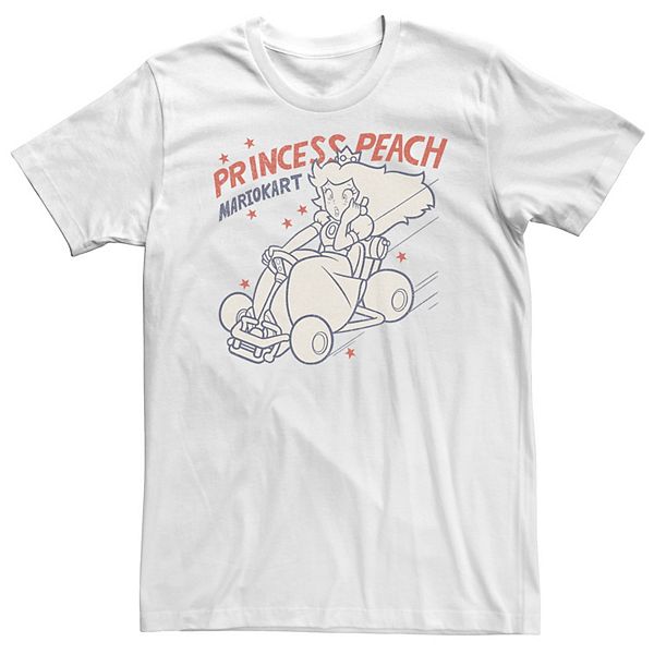 

Футболка Big & Tall Mario Kart Peach Kart Gaming Nintendo