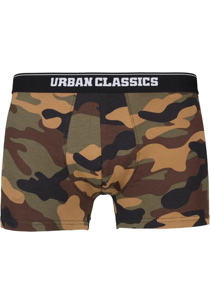 

Боксерские шорты URBAN CLASSICS " Urban Classics Men's 2-Pack Camo Boxer Shorts" (1 шт.), цвет Woodcamo