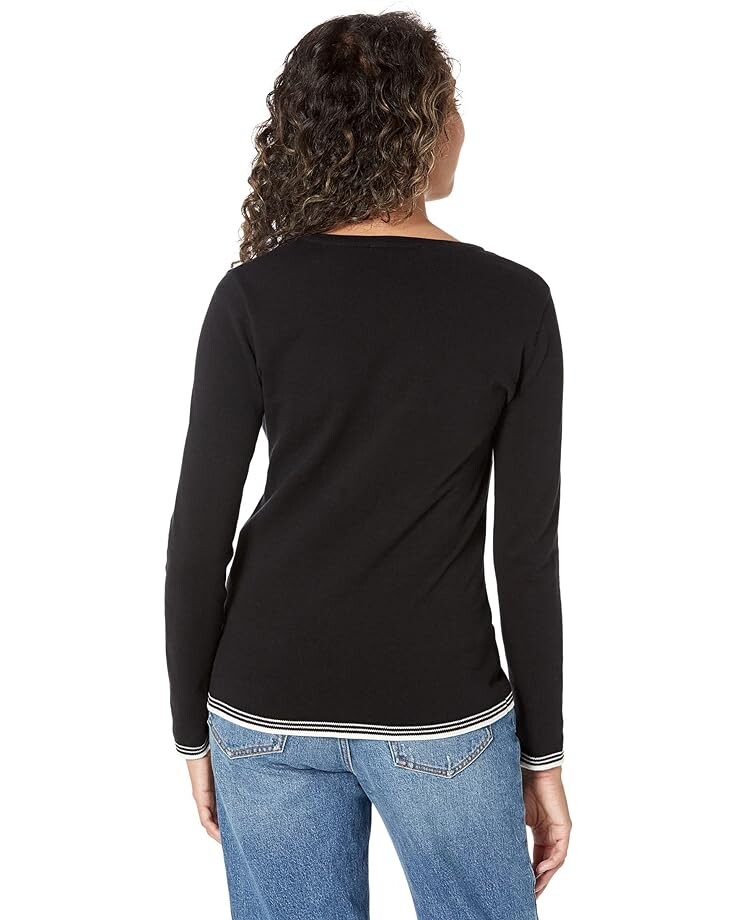 

Свитер Tommy Hilfiger Global Heart Ivy Sweater, черный