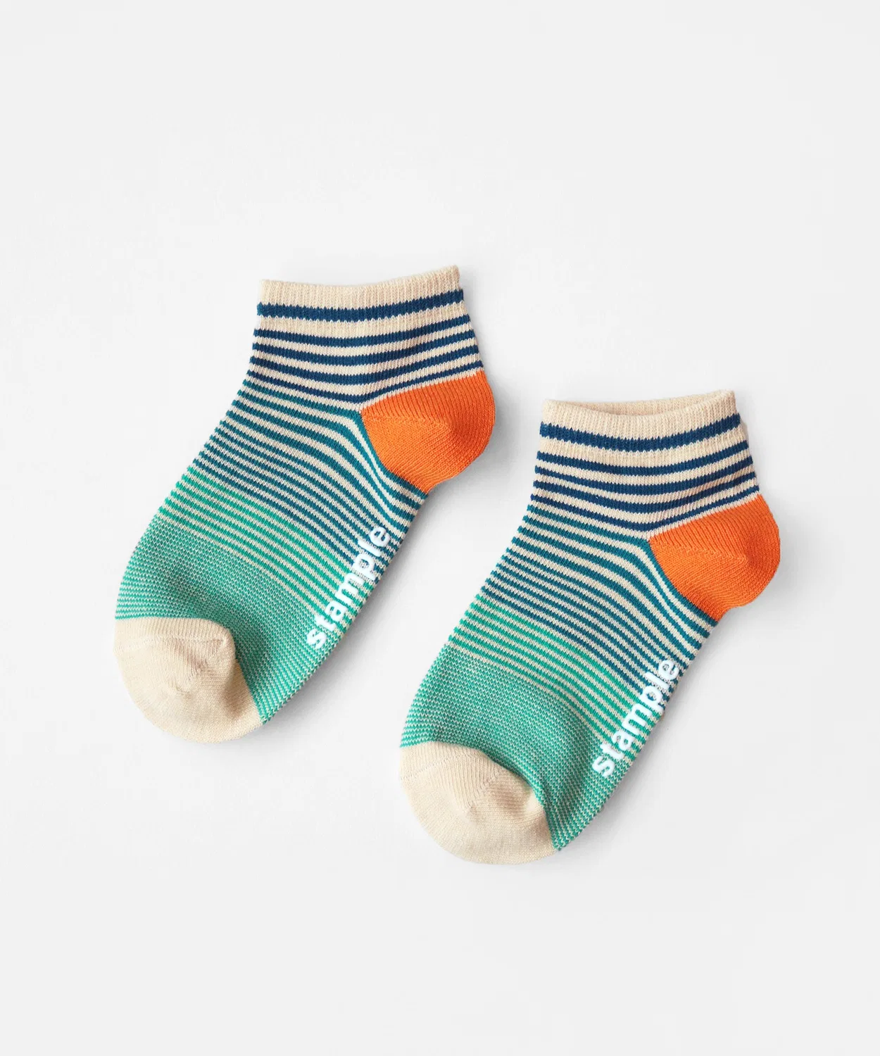 Носки-бордюр Stample Sunset Border Ankle Socks 3 пары, разноцветные — фото 4