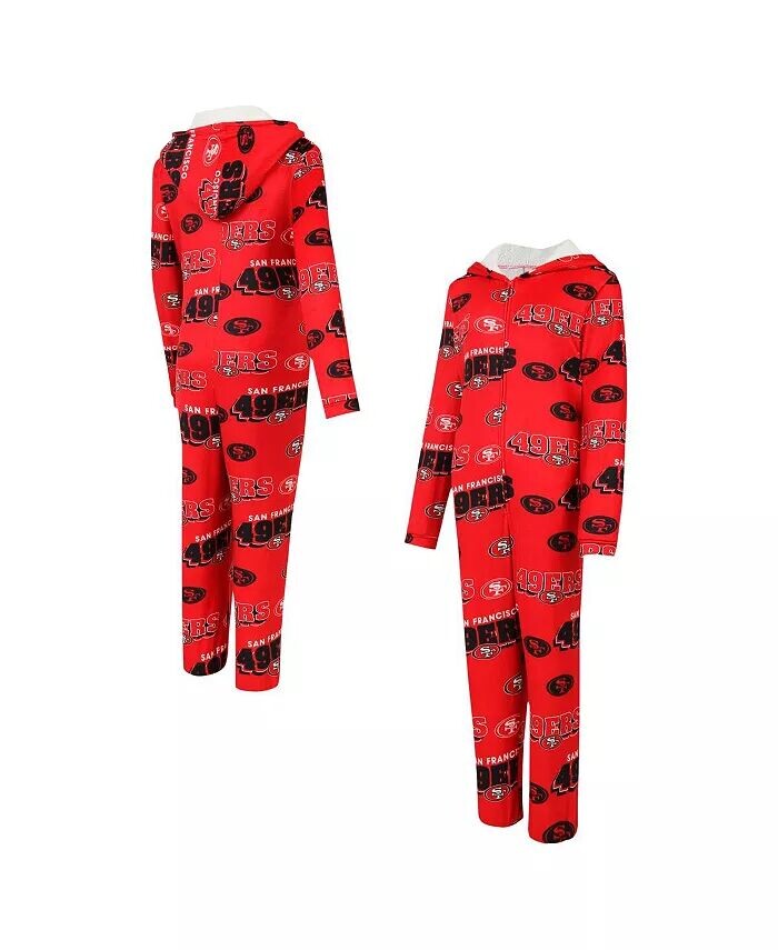 

Женский костюм Scarlet San Francisco 49ers Roadway Allover Print Microfleece Full Zip Union Concepts Sport