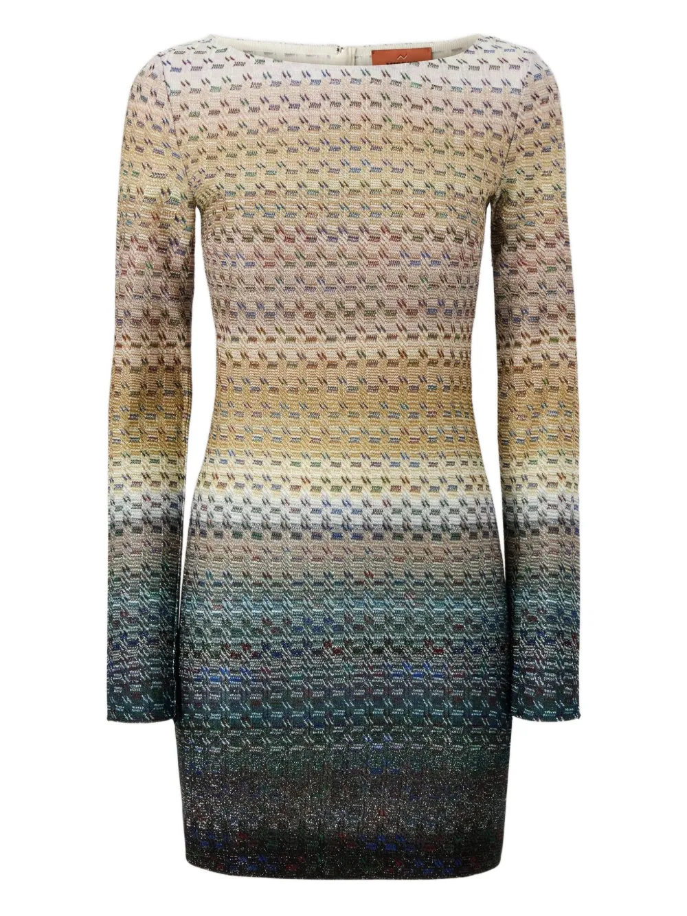 

Платье мини с эффектом омбре Missoni, нейтральный