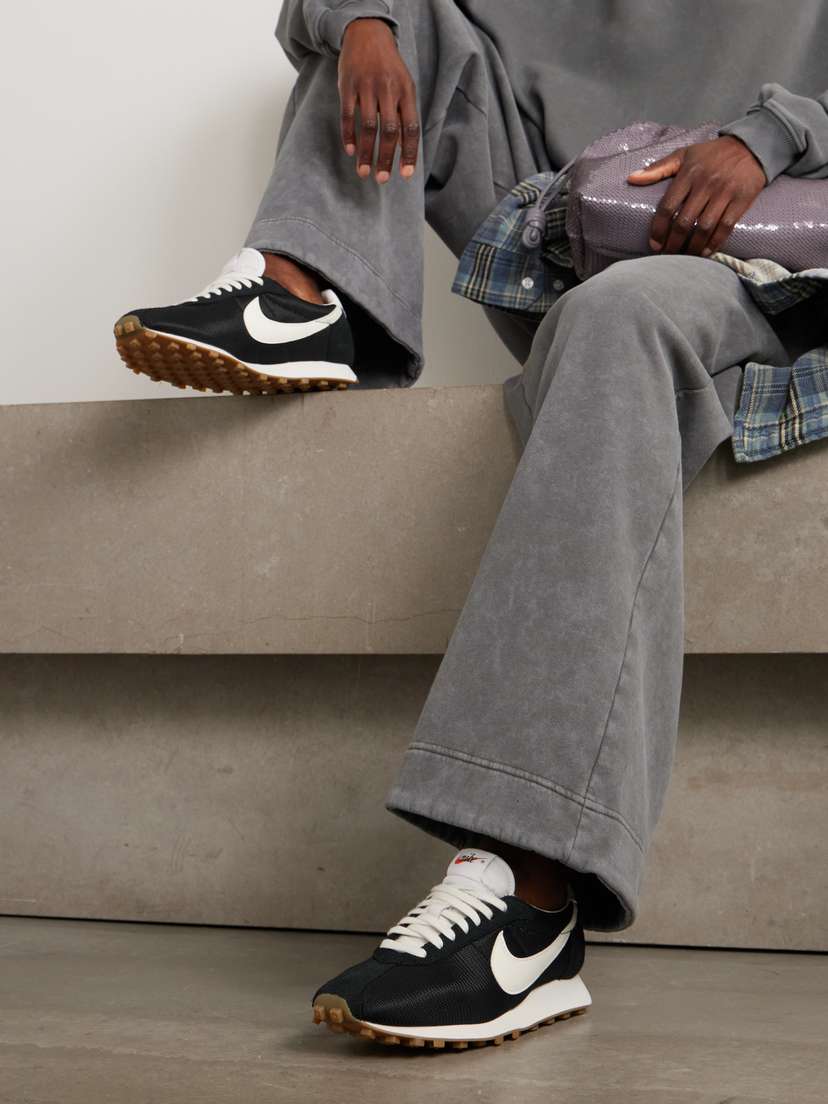 Кроссовки LD-1000 из замши и сетчатой кожи Nike, черный — фото 2