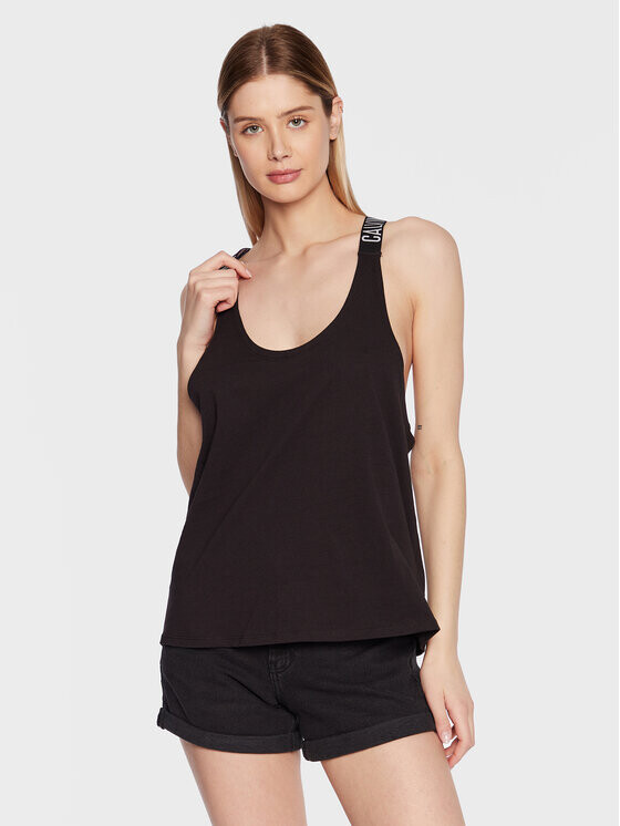 

Топ стандартного кроя Calvin Klein, черный