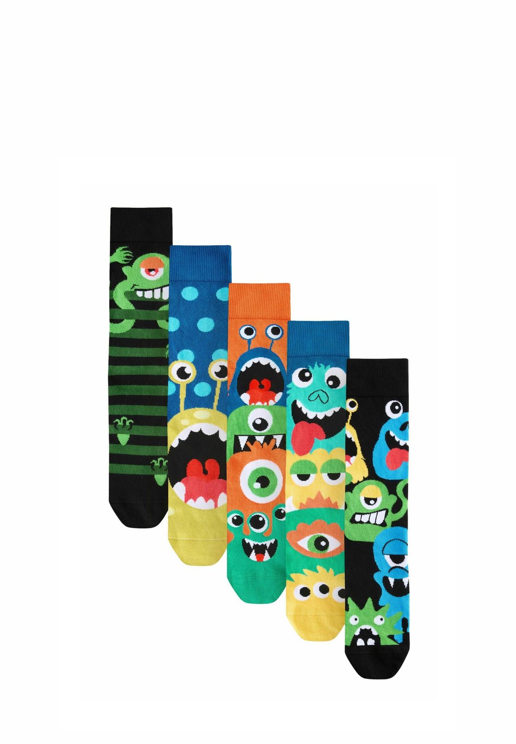 

Носки 5 PACK PATTERN - REGULAR FIT Next, зеленый