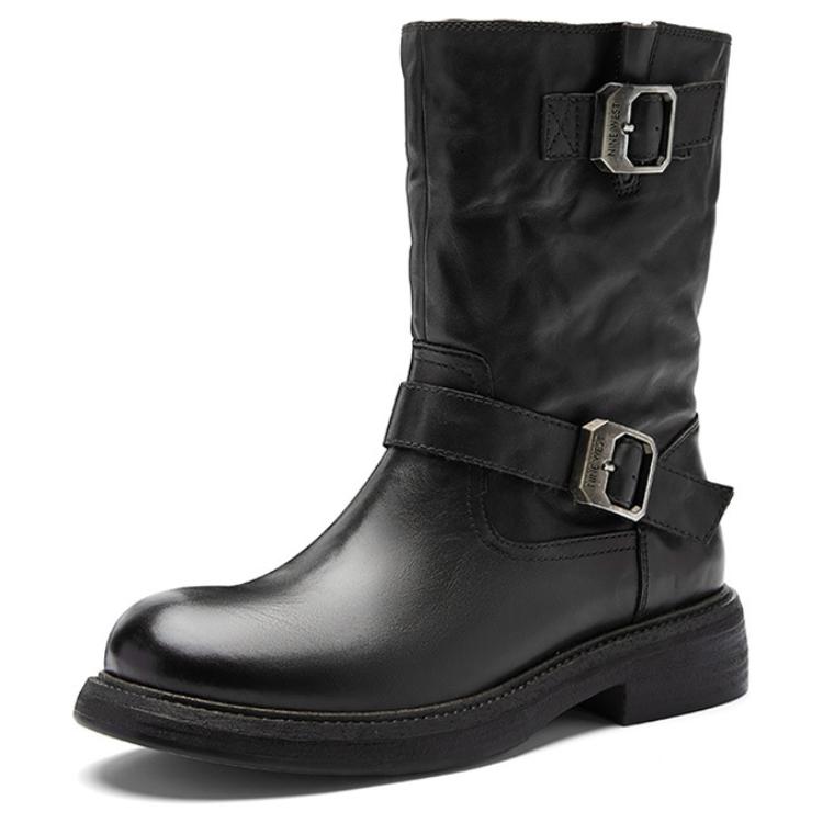 NINE WEST Ботильоны женские на каблуке 4 см коричневые без подкладки, цвет Brown (Unlined) — фото 3