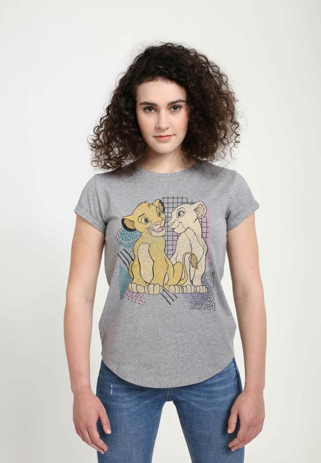 

Футболка с принтом THE LION KING LION KING NOSTALGIA Disney, цвет Mottled Light Grey