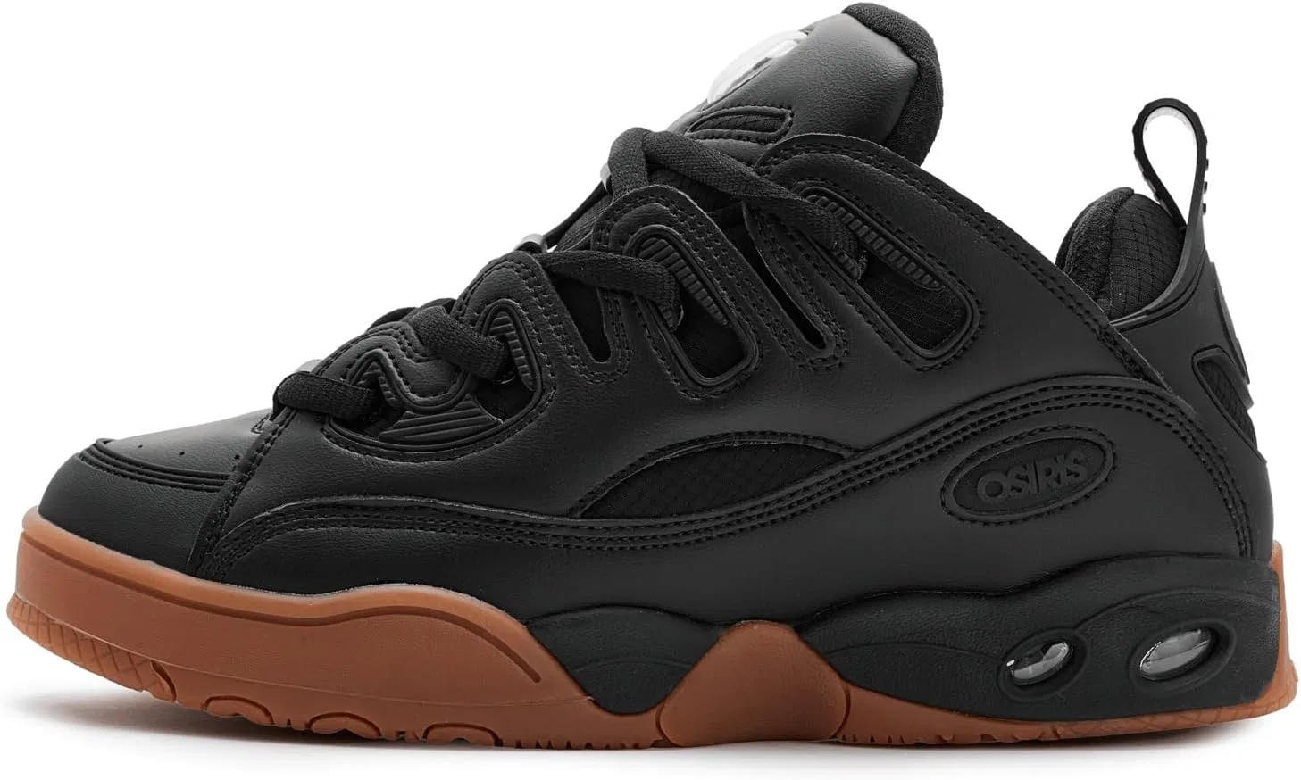 Кроссовки мужские Osiris, цвет Black/Black/Gum — фото 4