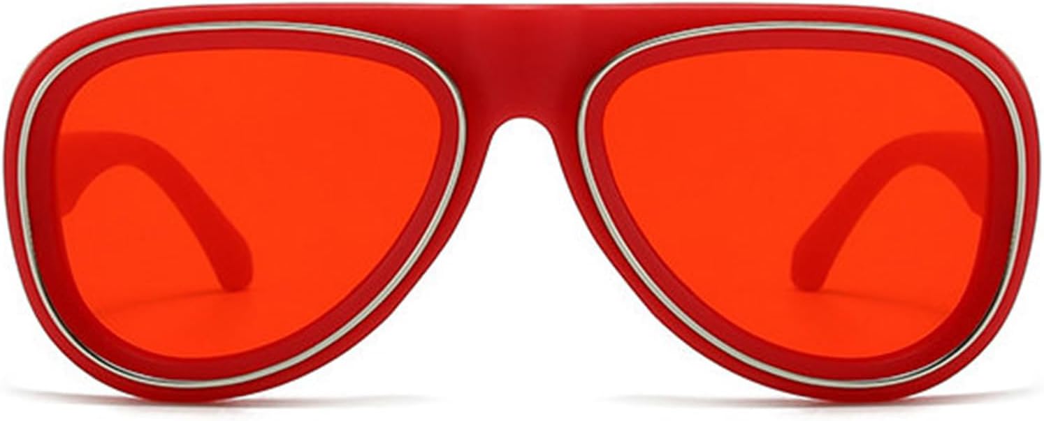 

Солнцезащитные очки Helena Fashion Oval для женщин и мужчин, ретро, ​​увеличенного размера, с двойной оправой, в стиле «пилот», модные, с защитой от УФ-излучения UV400, C9